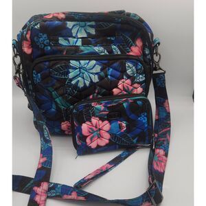 Lug Ranger resort black crossbody bag with matching wallet